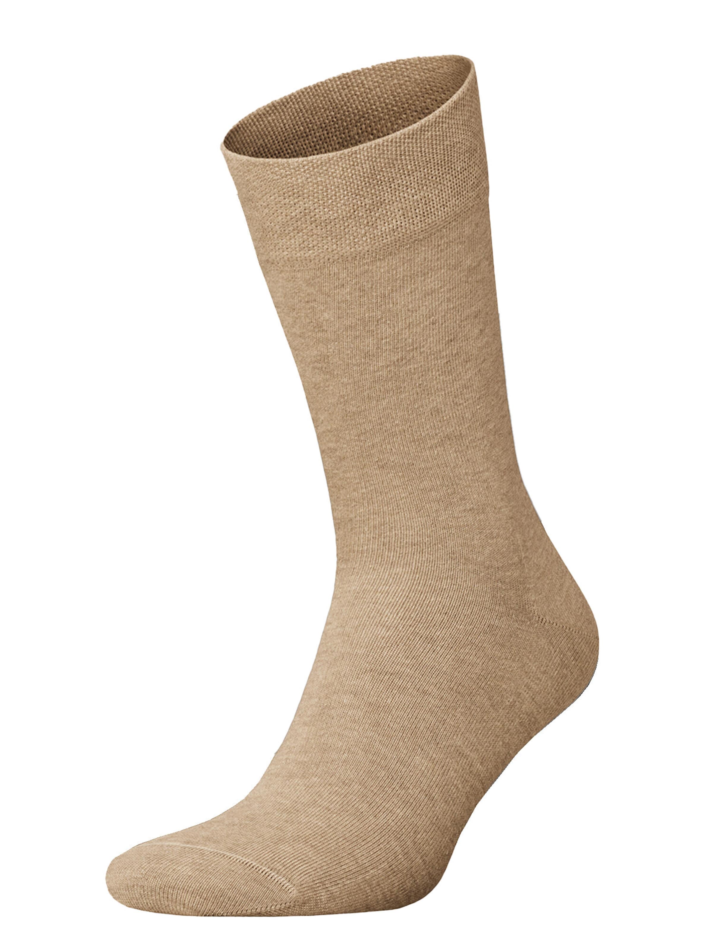 Hudson Socke 'Relax Cotton' in Beige: Vorderseite