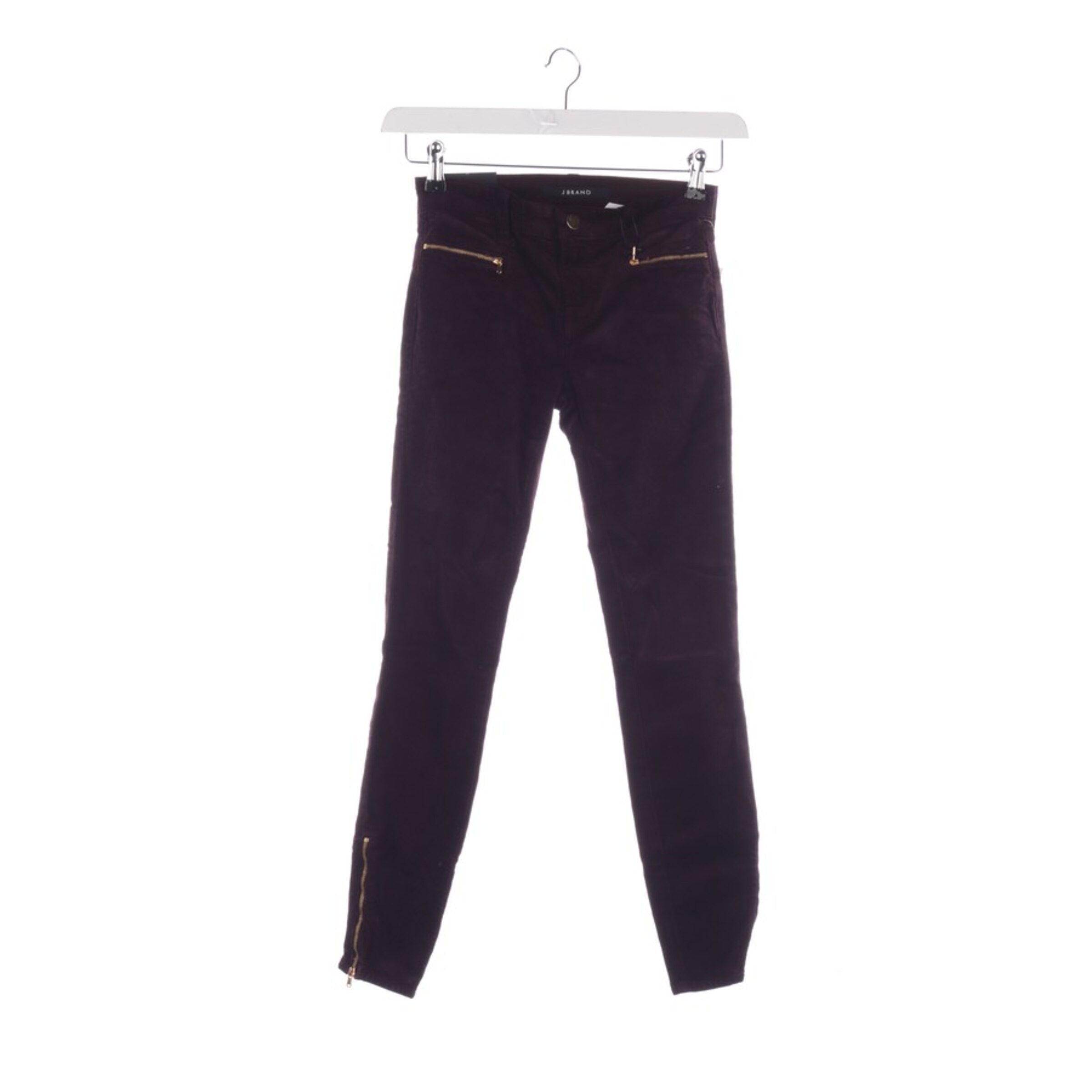 J Brand Hose XXXS in Rot: Vorderseite