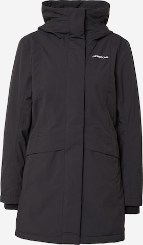 Didriksons Winter Coat 'Cajsa' in Black: front