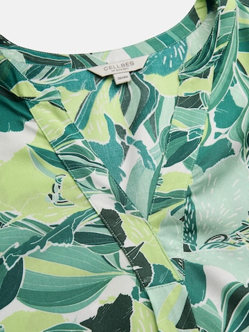Cellbes of Sweden Ärmellose Tunika mit Taschen und einem Blumen-Muster in Grün