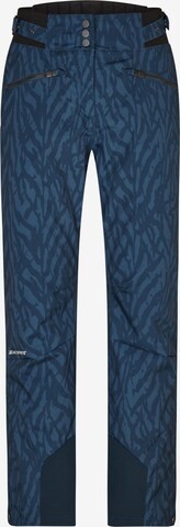 ZIENER Regular Workout Pants 'TILLA' in Blue: front