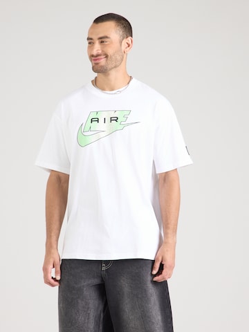 Nike Sportswear Koszulka 'AIR' w kolorze biały: przód