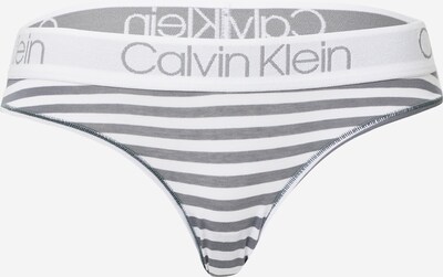 Calvin Klein Underwear Slip en gris / blanc, Vue avec produit