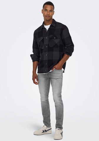 Only & Sons Skinny Džíny 'ONSLOOM' – šedá
