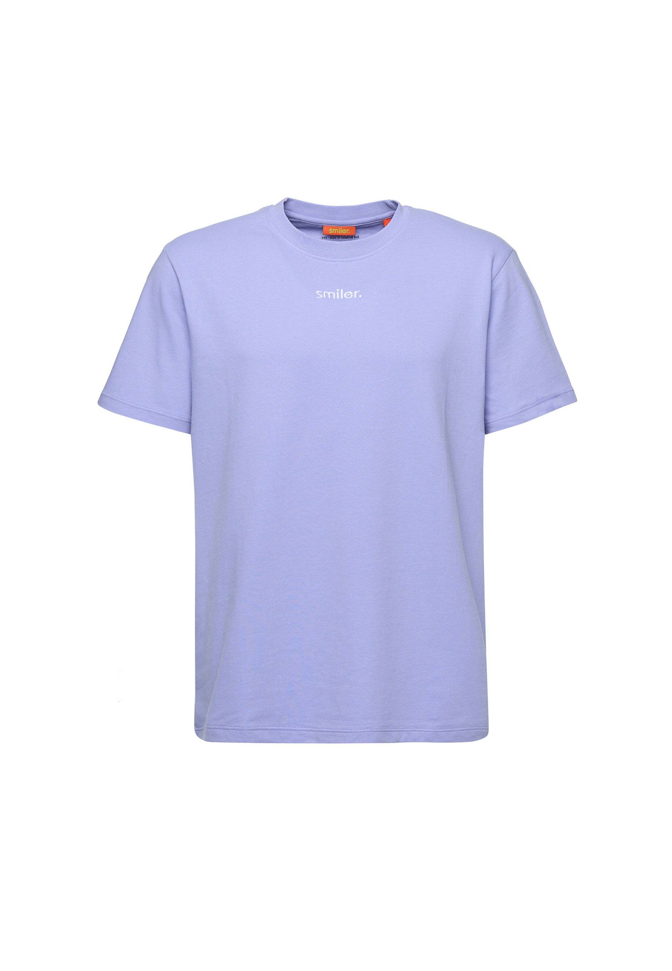 T-Shirt 'laugh.' smiler. en violet : devant