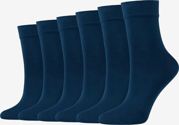 camano Socken in Blau: predná strana