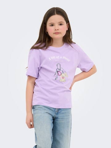 ONLY GIRLS Shirt in Purple: front