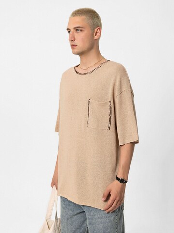 T-Shirt 'Lantana' VAMOS CLO en beige