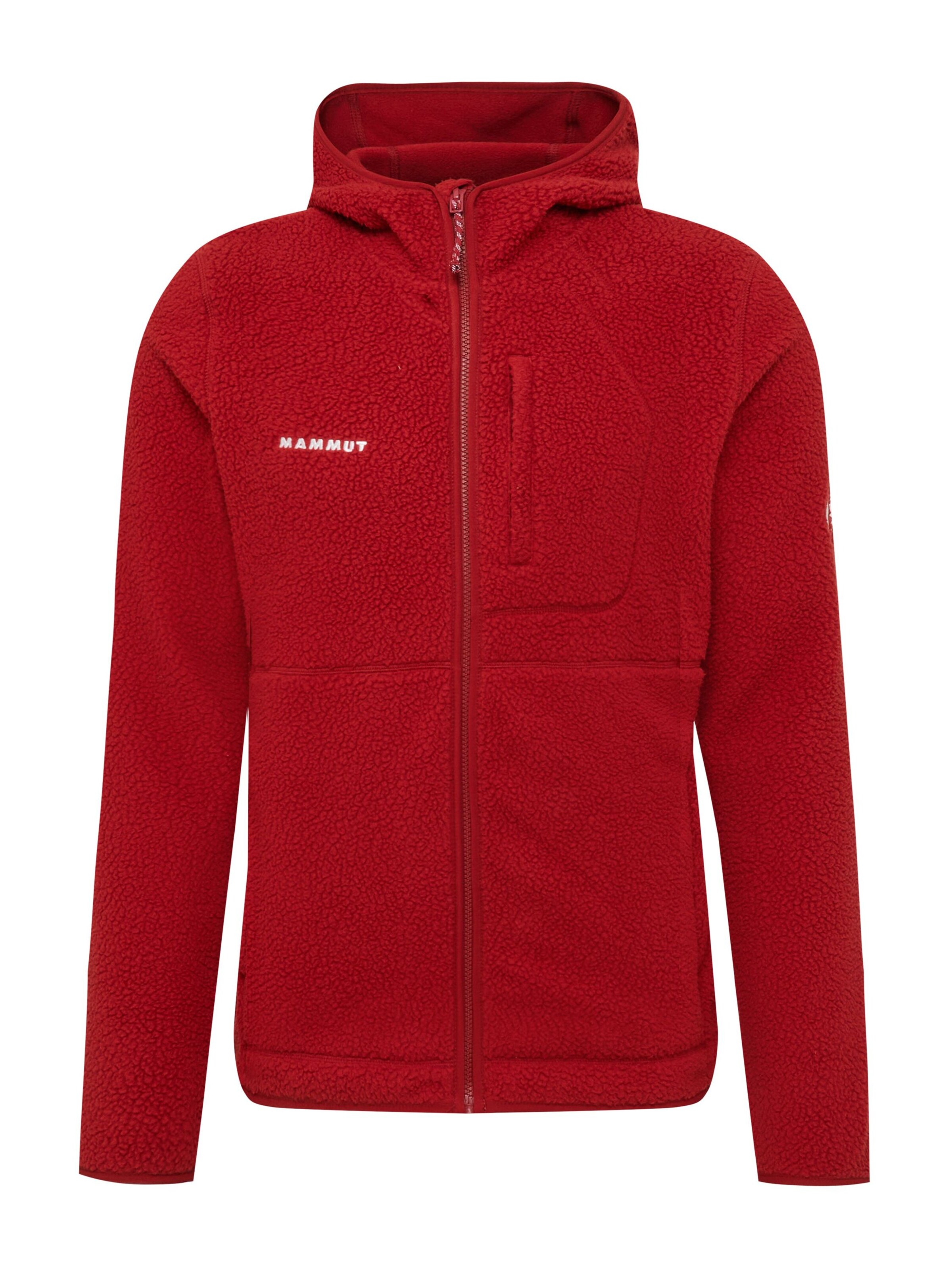 MAMMUT Fleecejacke  'Falera Pro ML' in Rot: Vorderseite