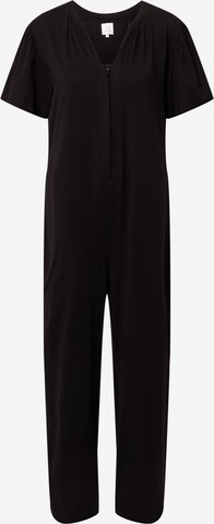 Line of Oslo Overall in Schwarz: front