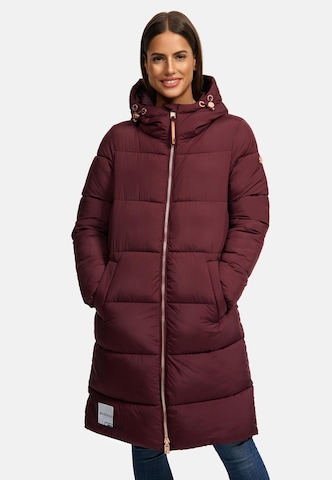MARIKOO - Abrigo de invierno en rojo: frente