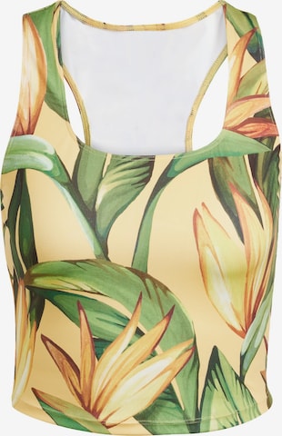 ADIDAS PERFORMANCE Športni top 'Adidas x FARM Rio' | rumena barva: sprednja stran