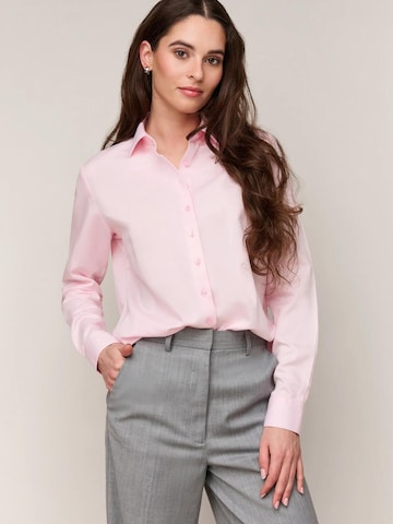Chemisier 'Women’s Regular Fit Blouse' Vander Amsterdam en rose : devant