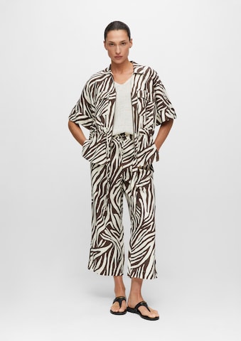 s.Oliver Wide leg Broek in Bruin