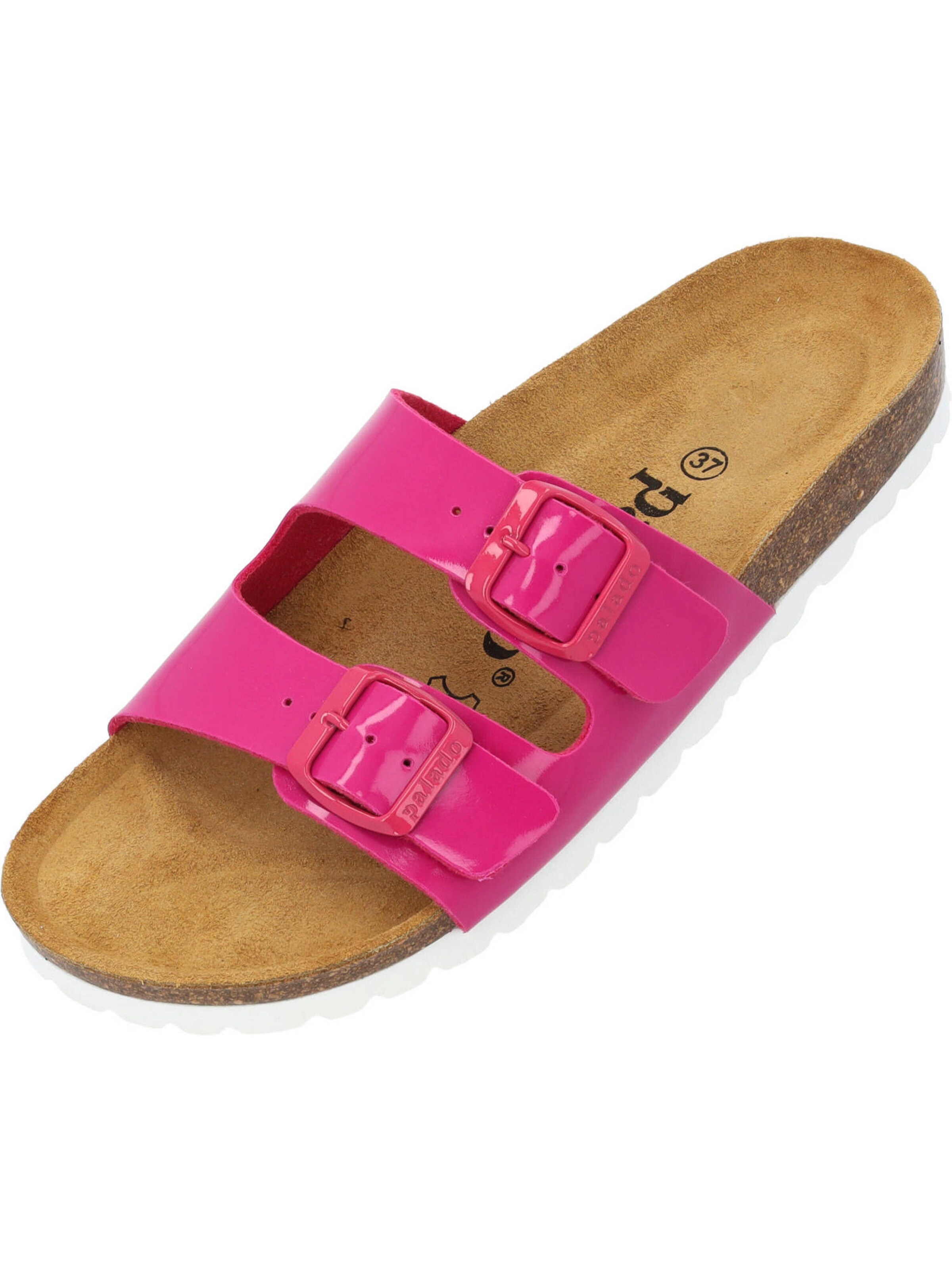 rozā Palado Ādas čības 'Milos': no priekšpuses