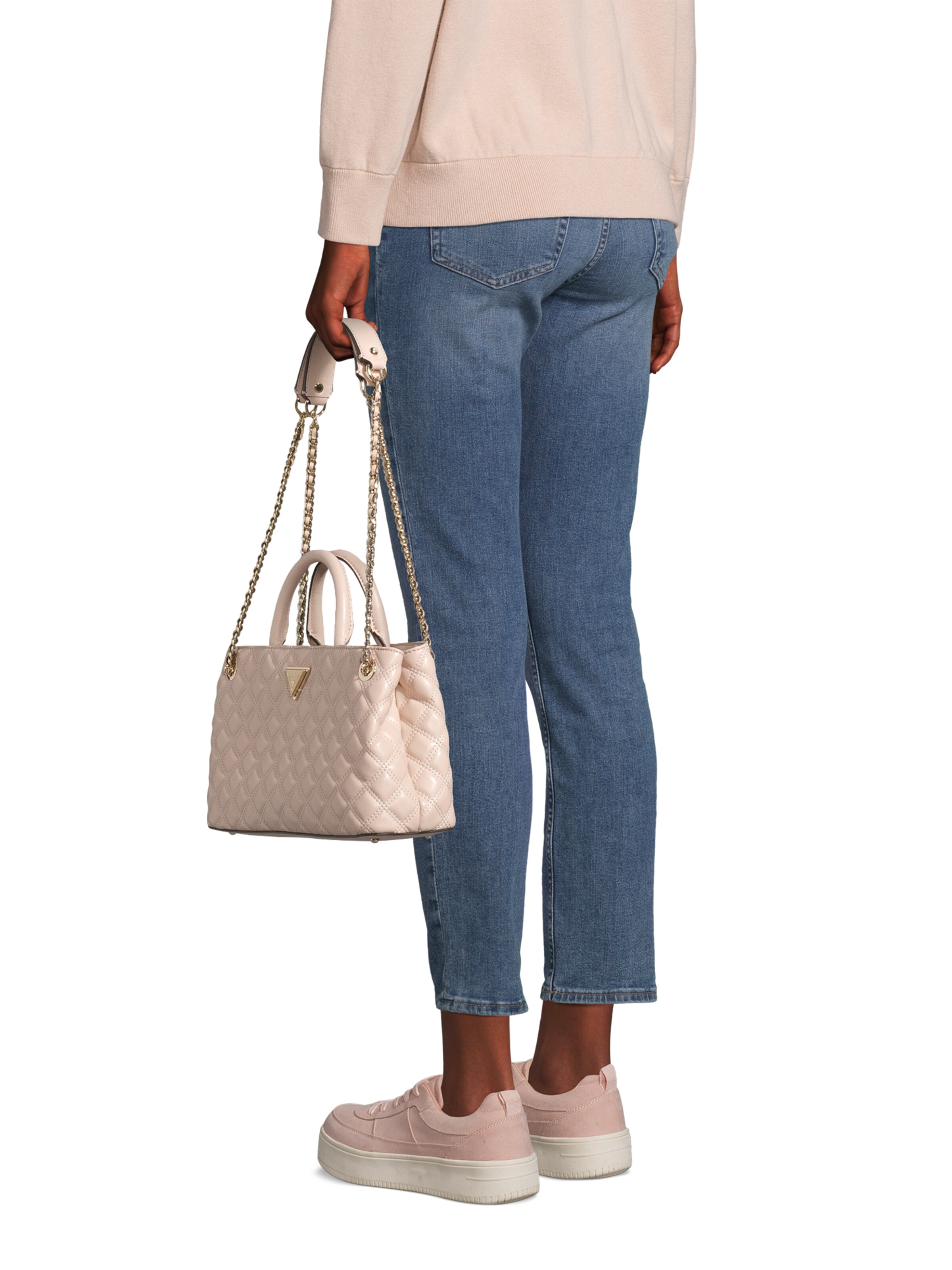 GUESS Handtasche 'Giully Gfriend' in Beige