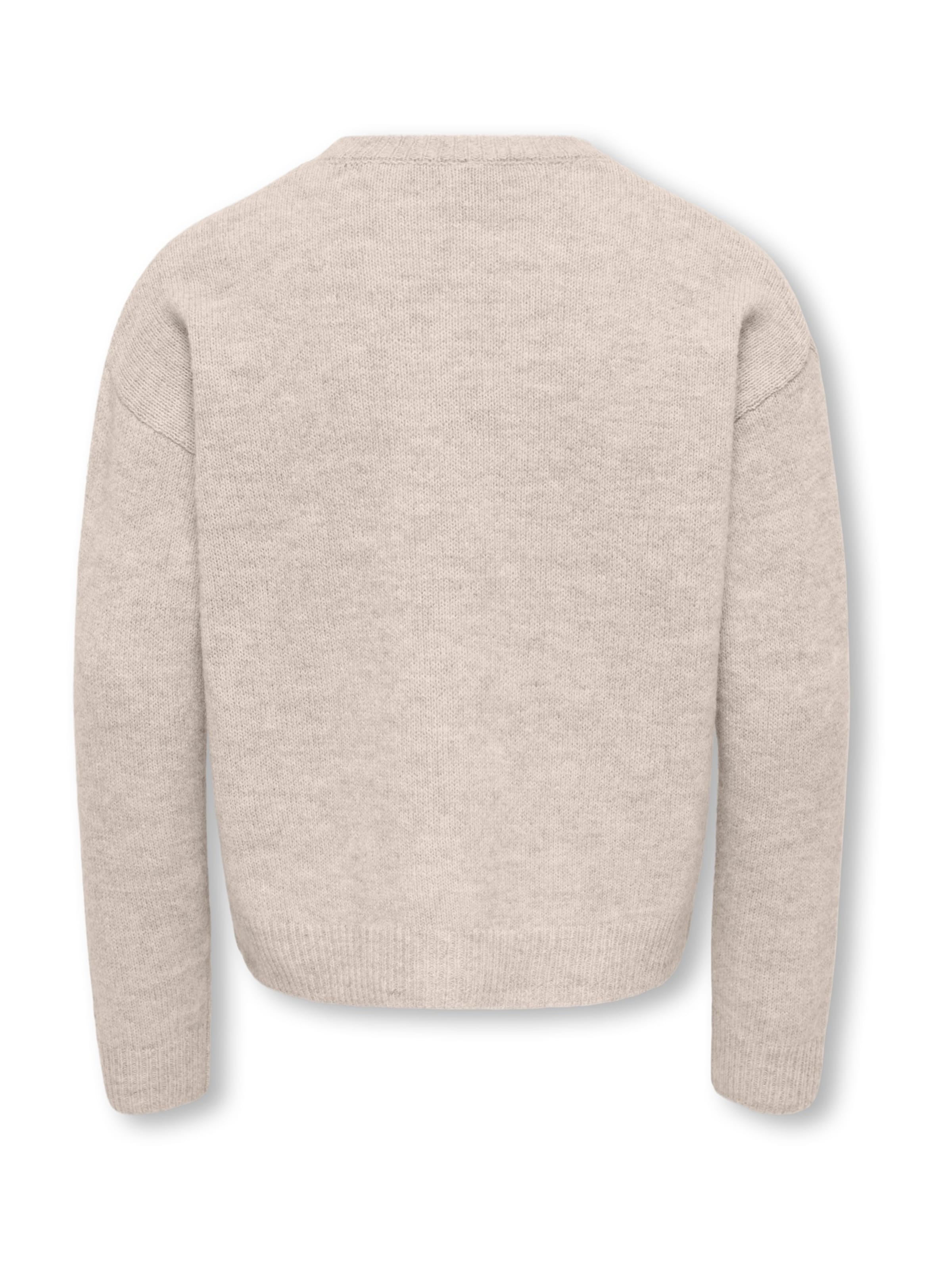 ONLY GIRLS Pullover 'KOGOLIVIA' in Braun