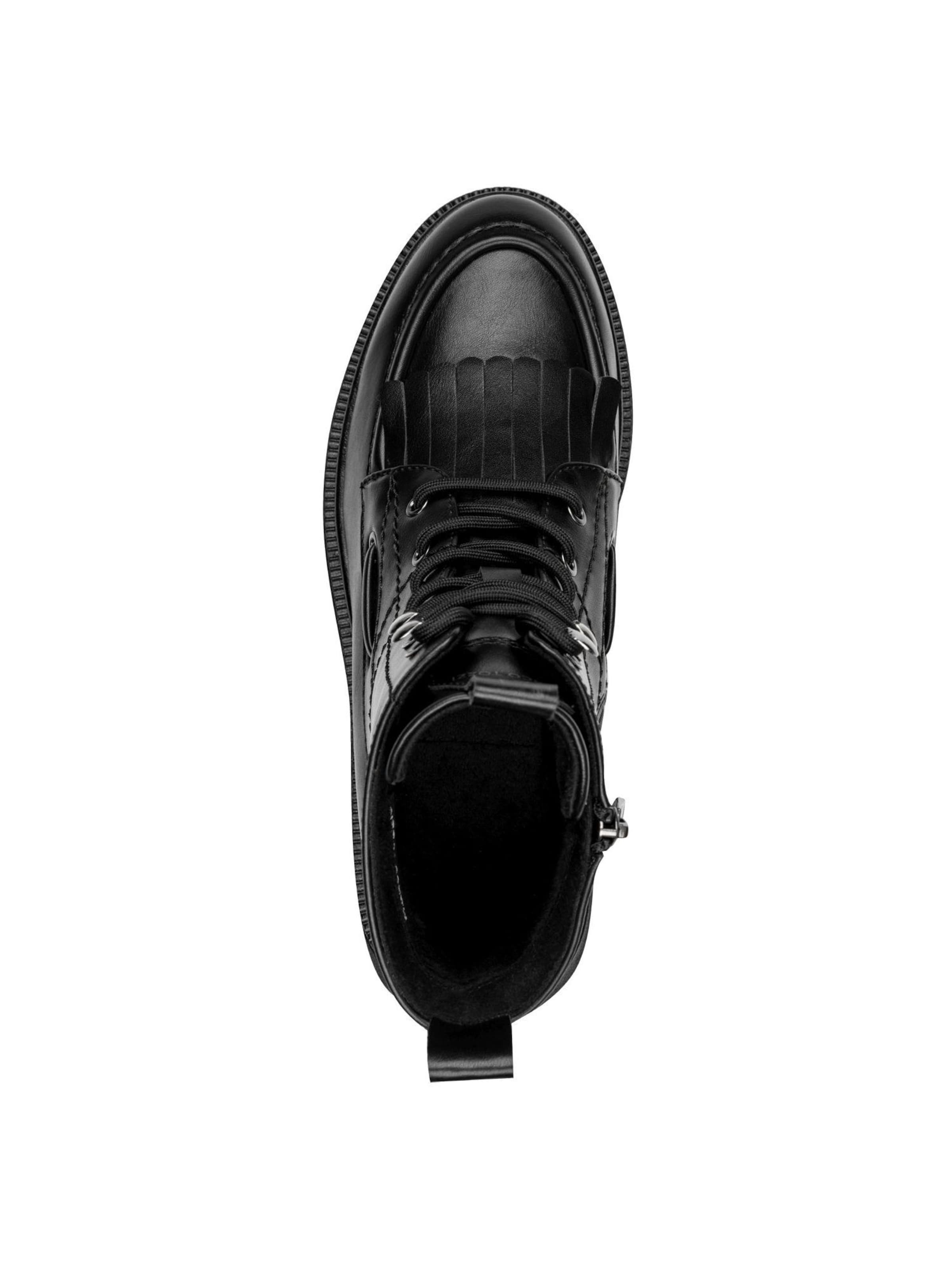 MARCO TOZZI Lace-Up Ankle Boots in Black