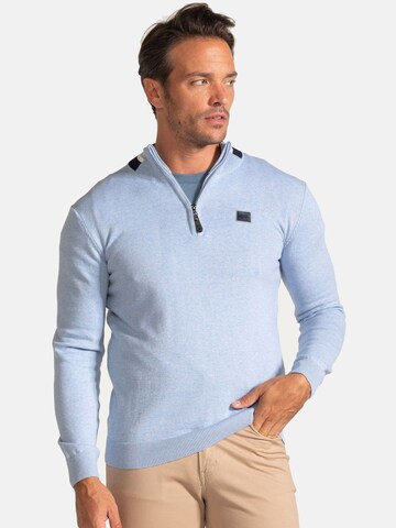 Pull-over Jacey Quinn en bleu : devant