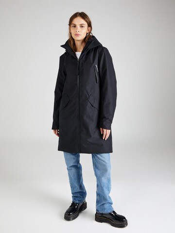 Didriksons Raincoat 'BENTE' in Black: front