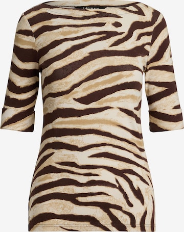 smėlio Lauren Ralph Lauren Marškinėliai: priekis