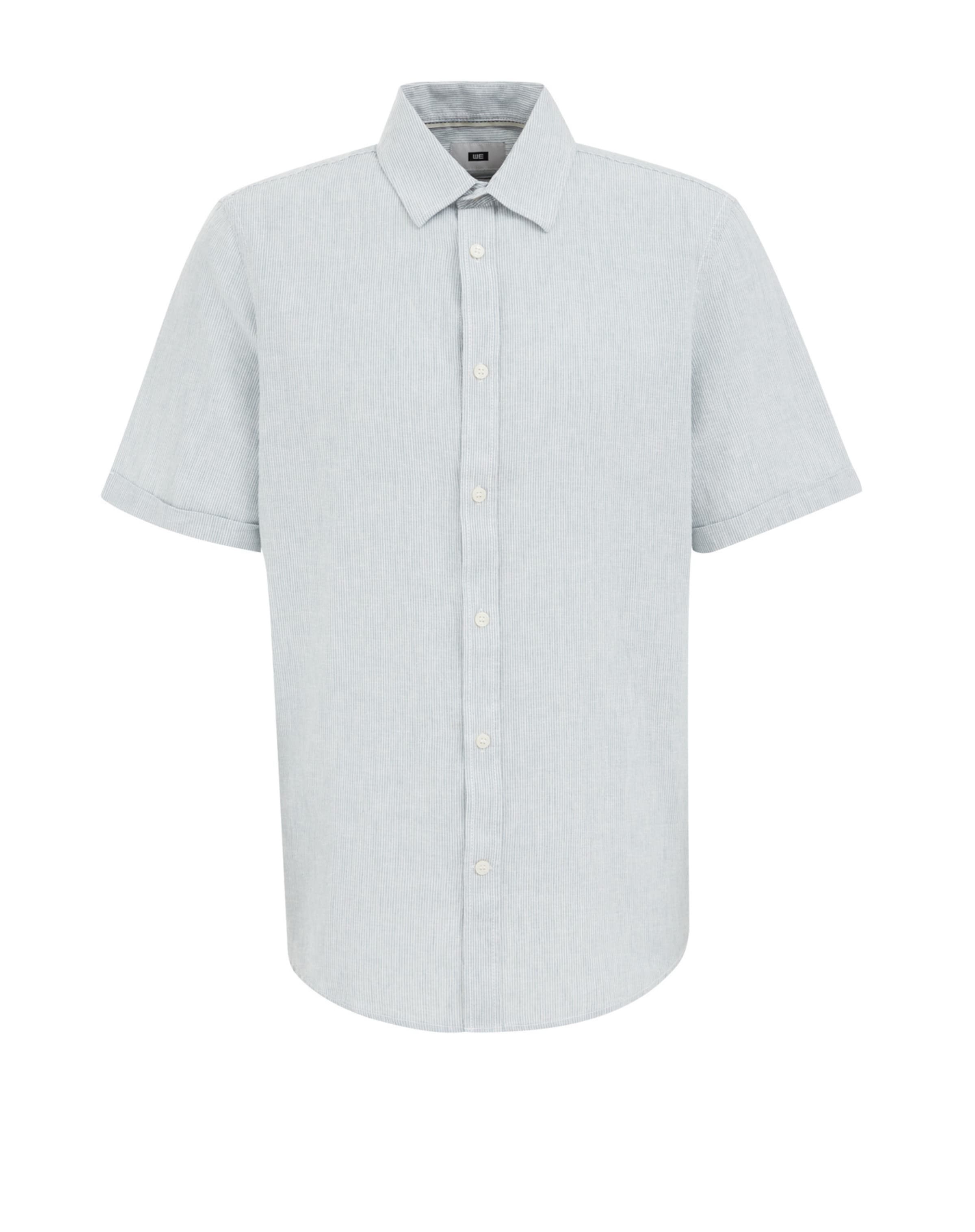 WE Fashion Regular fit Overhemd in Blauw: voorkant