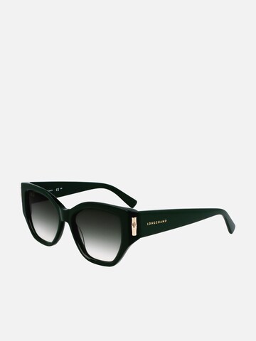 Longchamp - Gafas de sol en verde: frente