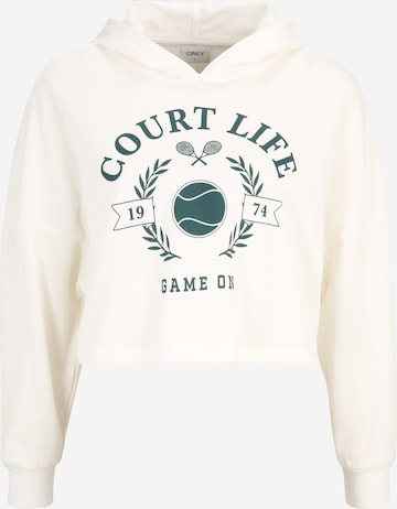 Only Petite Sweatshirt in White: front
