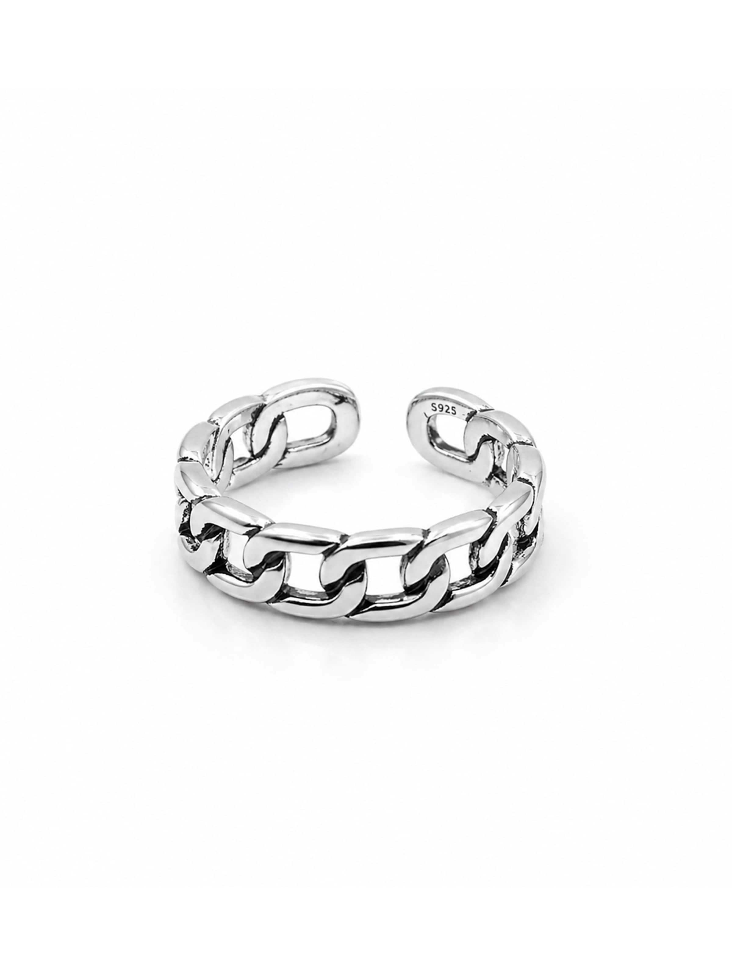 Nightini Ring‌‌ in Silber: Vorderseite