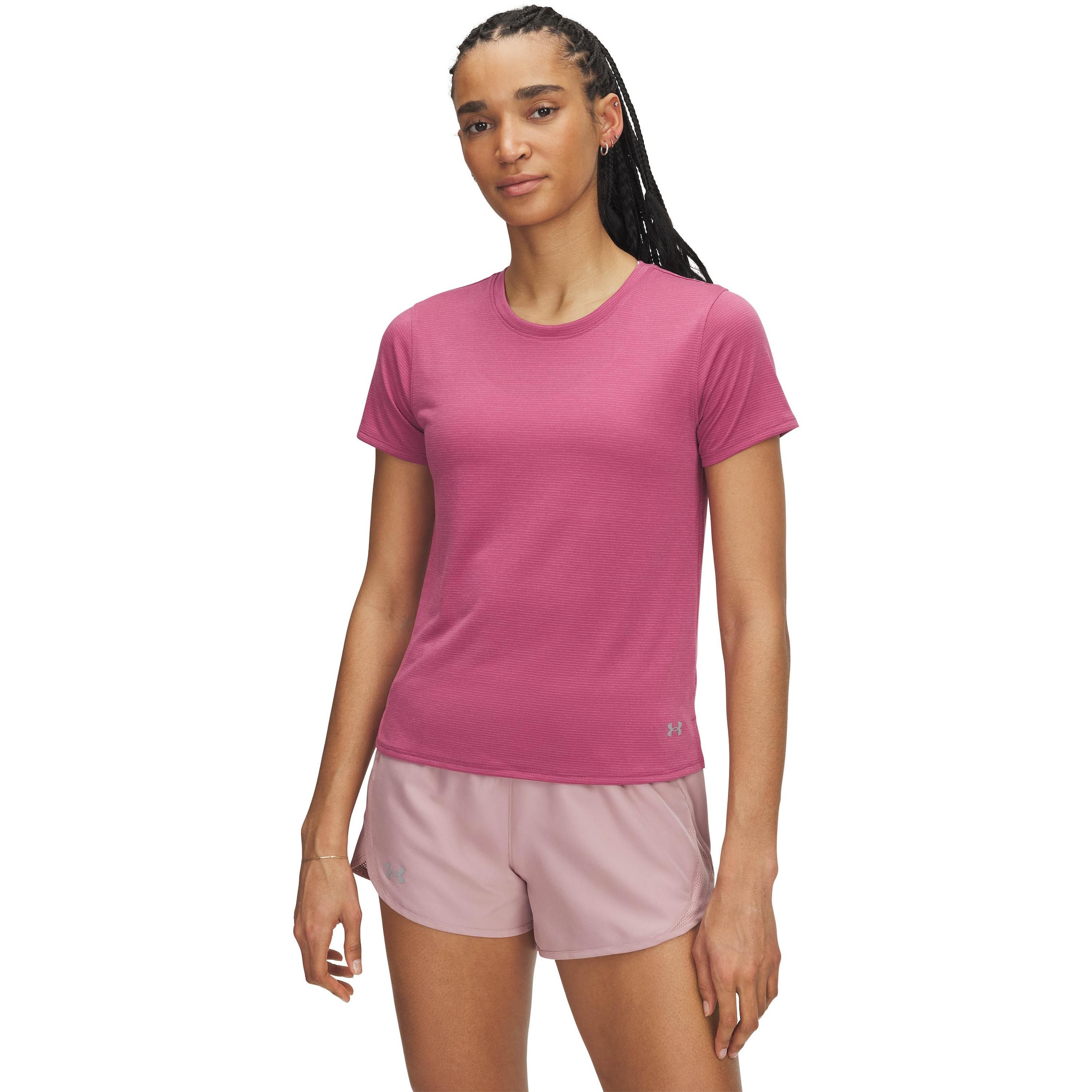 UNDER ARMOUR Funktionsshirt 'Streaker' in Pink: Vorderseite