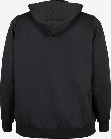 Active by Zizzi Sweatjacke 'AEMANA' in Schwarz