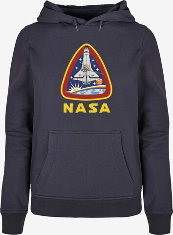 Sweat-shirt 'NASA - Lift Off' Merchcode en bleu : devant