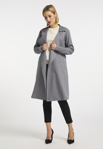 usha BLACK LABEL Between-Seasons Coat in Grey