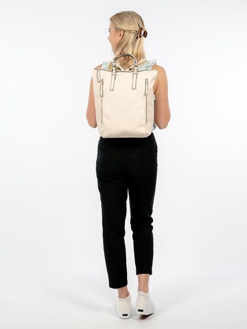 Emily & Noah Backpack 'Zürich' in Beige: front