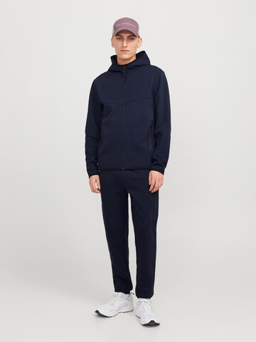 JACK & JONES Sweatjacke 'JCOFusion' in Blau