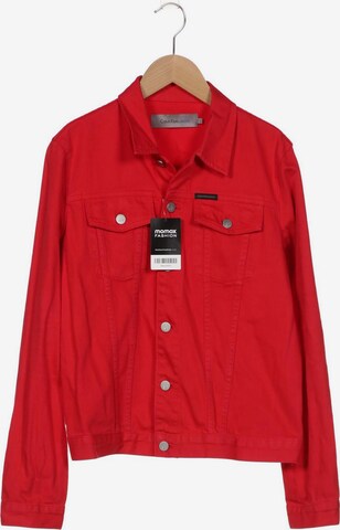 Calvin Klein Jeans Jacke L in Rot: predná strana