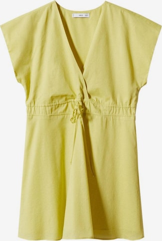 MANGO Letní šaty 'Tulipa' – žlutá: přední strana