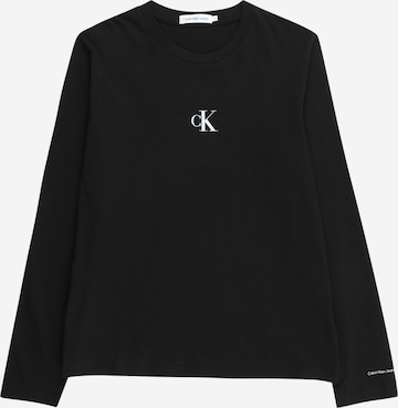 T-Shirt Calvin Klein Jeans en noir : devant