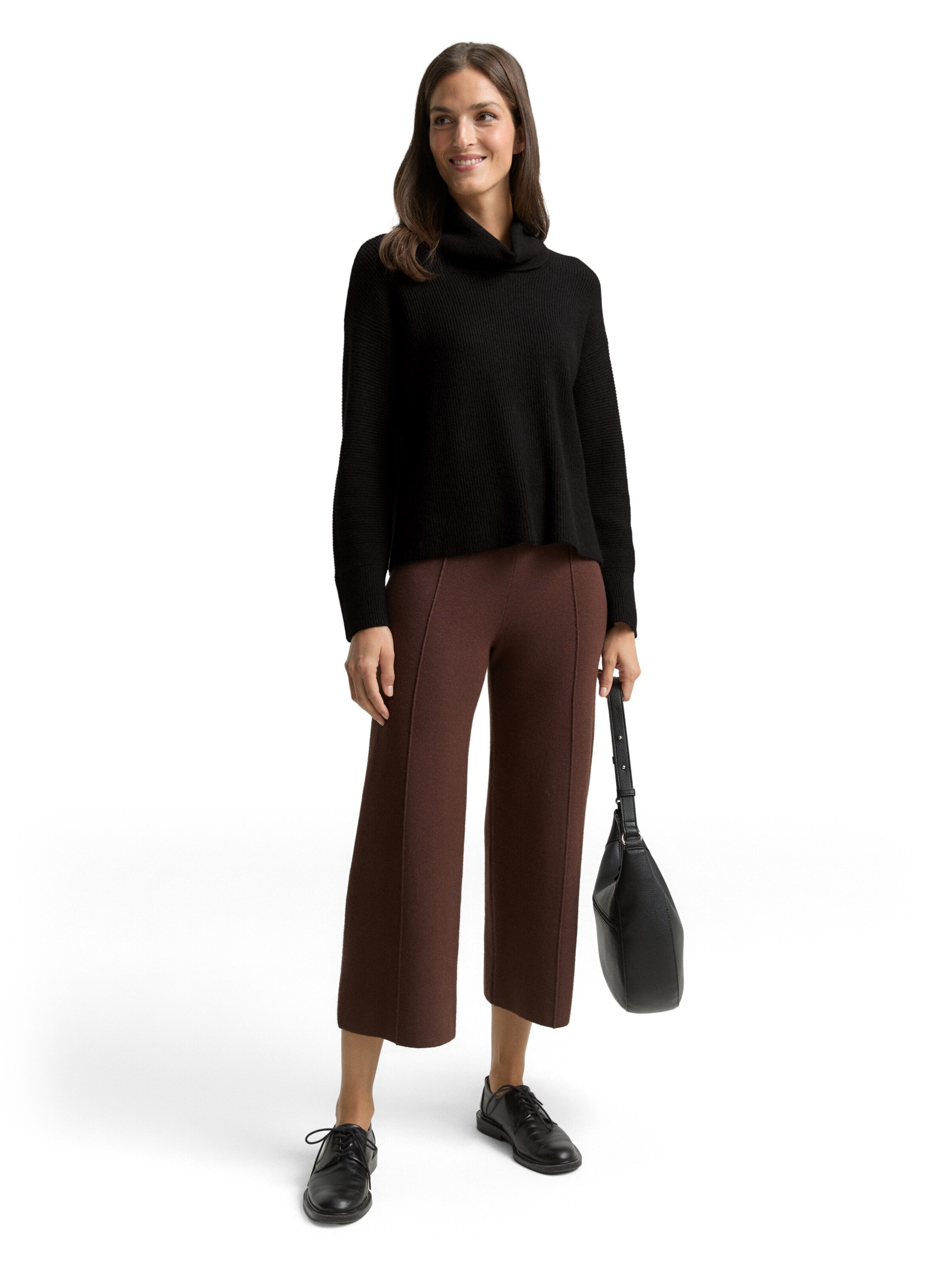 TOM TAILOR Sweater in Black