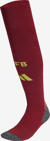 Chaussettes de sport 'Germany 25 ' ADIDAS PERFORMANCE en rouge : devant
