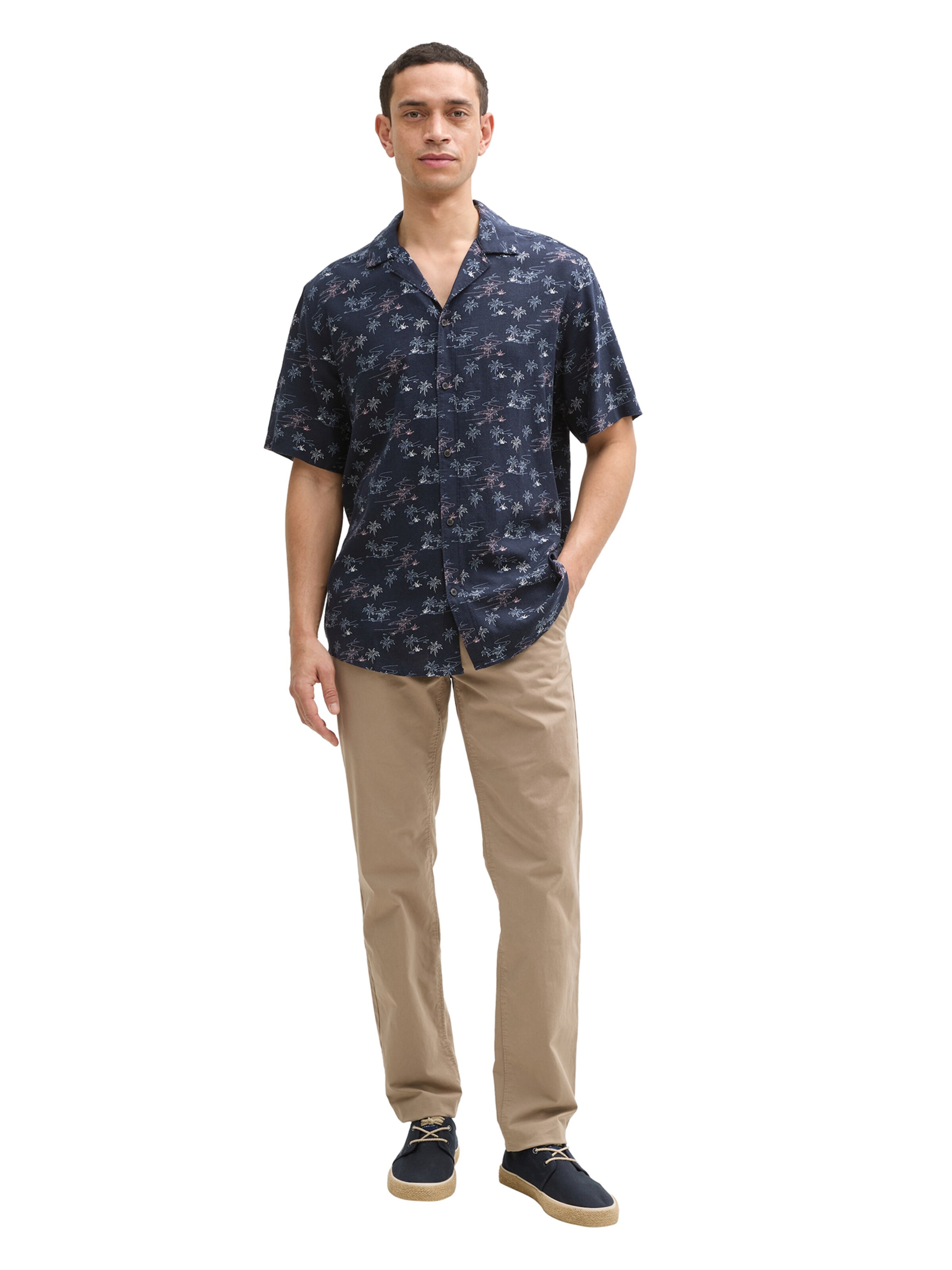 TOM TAILOR Regular Fit Hemd in Blau