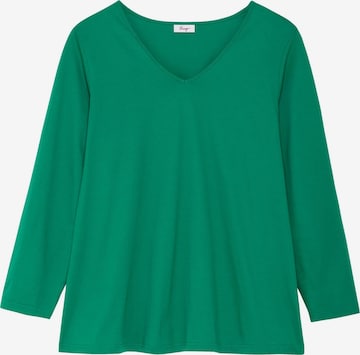 SHEEGO T-shirt i grön: framsida