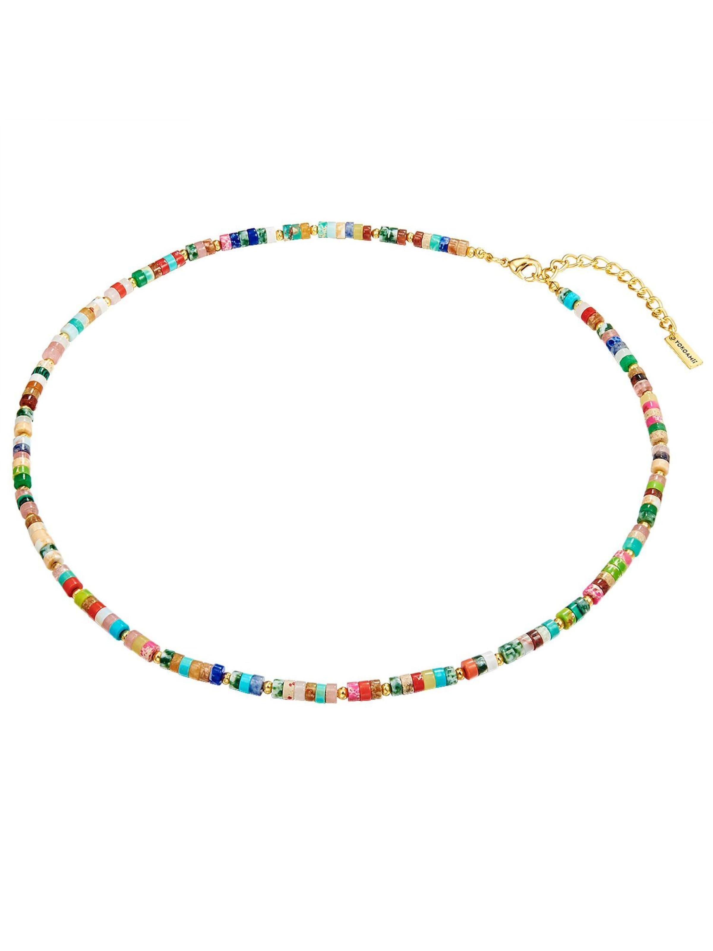Collana di Yokoamii in colori misti: frontale