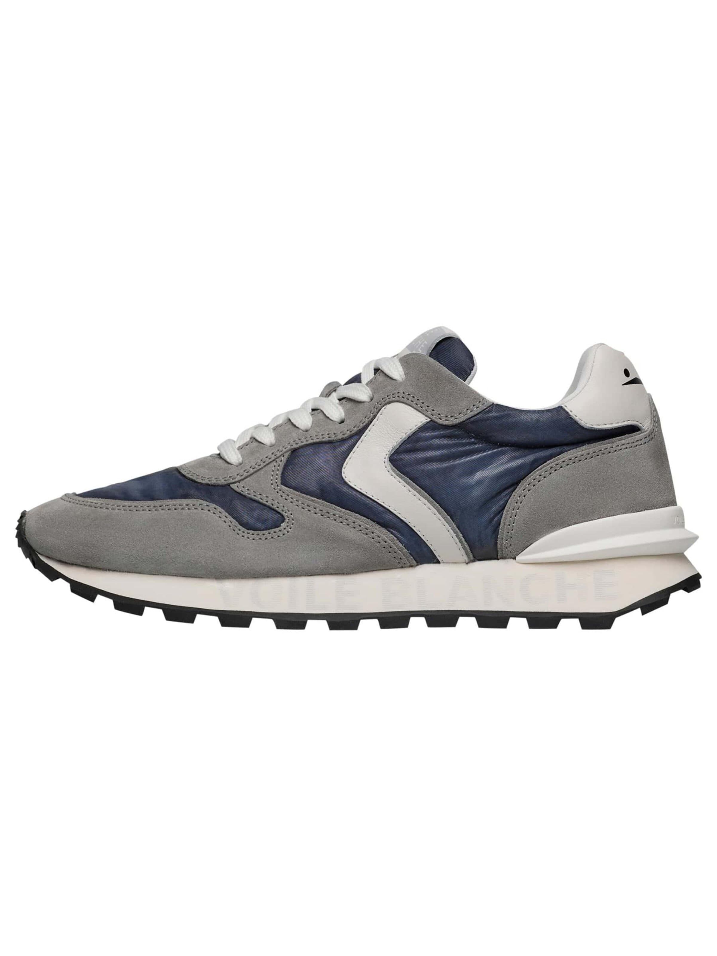 Voile blanche Sneakers laag 'PARIS RACE' in Grijs: voorkant