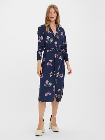 VERO MODA Shirt Dress 'Lydia' in Blue