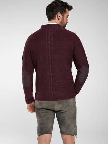 SPIETH & WENSKY Gebreid vest in Rood