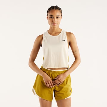 new balance 'Viz-Tech Run Singlet' in Weiß: Vorderseite