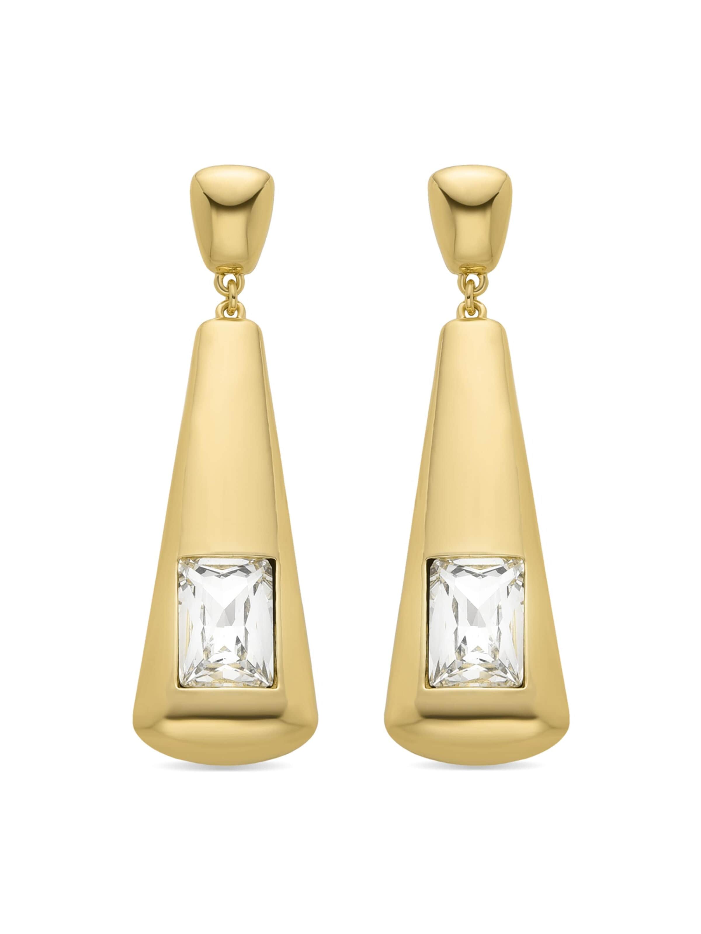 Luxenter - Brincos 'Mayate' em ouro: frente