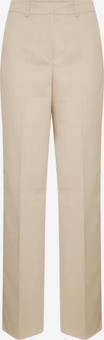 Selected Femme Tall Pleated Pants 'VALE' in Beige: front