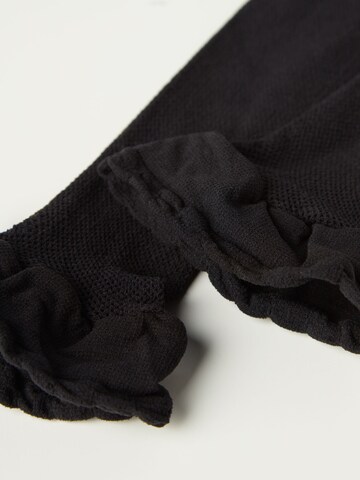 CALZEDONIA Knee High Socks in Black